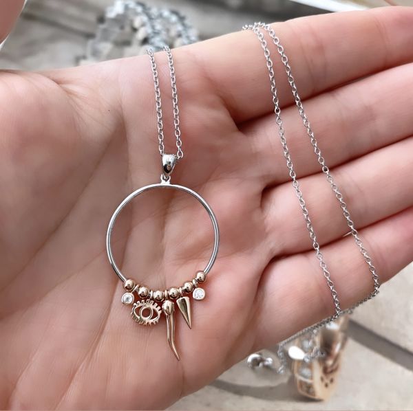 KIZILDERİLİ TILSIMI TASARIM KOLYE