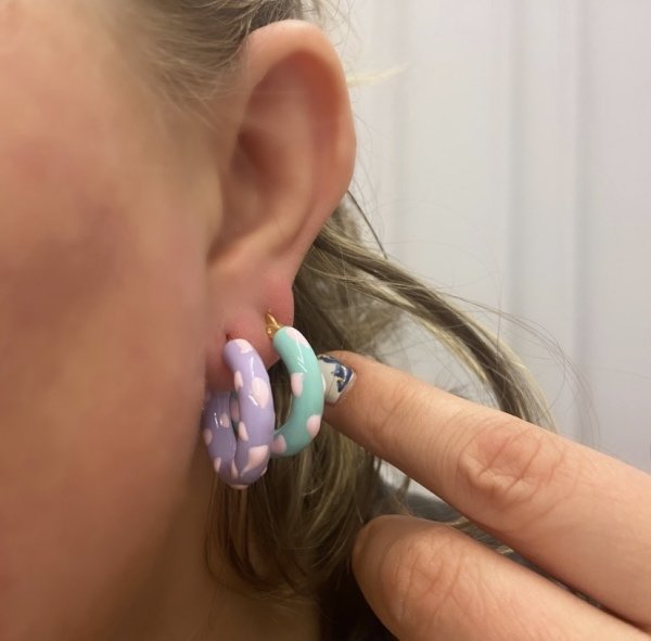 BONNY MİNELİ HALKA KÜPE