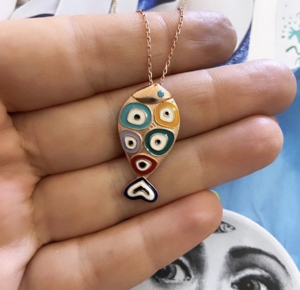 NAZAR GÖVDE BALIK KOLYE