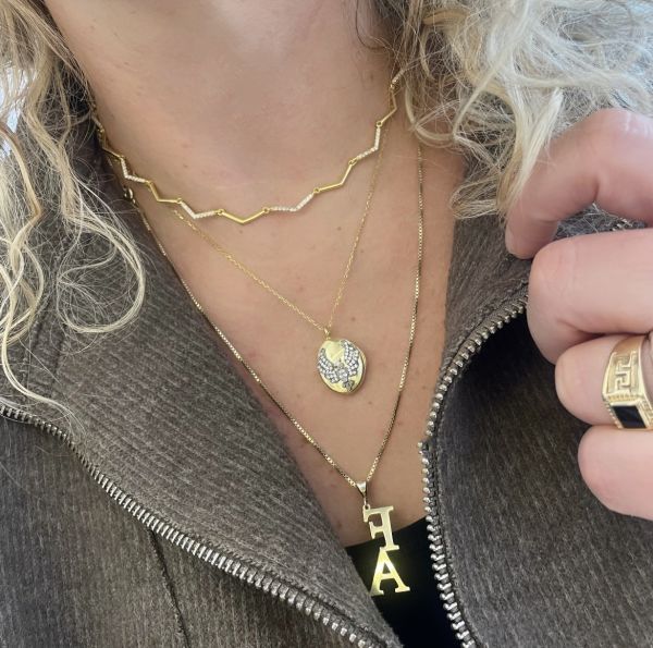 ZİGZAG TASARIM KOLYE