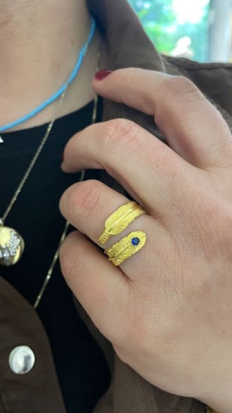 ANTİK DETAY YAPRAK YÜZÜK