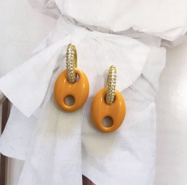 NEON HALKA GEMİCİ KÜPE