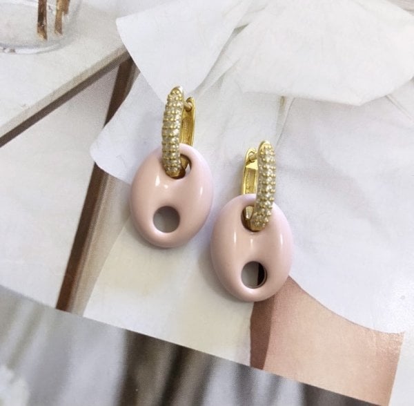 NEON HALKA GEMİCİ KÜPE