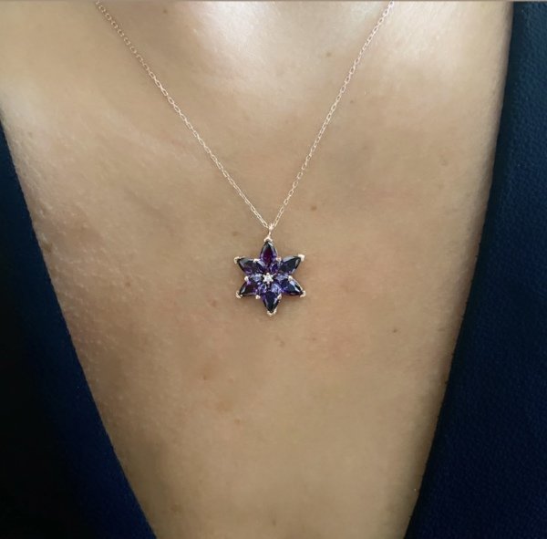 LOTUS ÇİÇEĞİ KOLYE