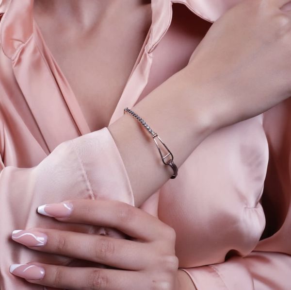 ELMAS MONTÜR DERİ BİLEKLİK