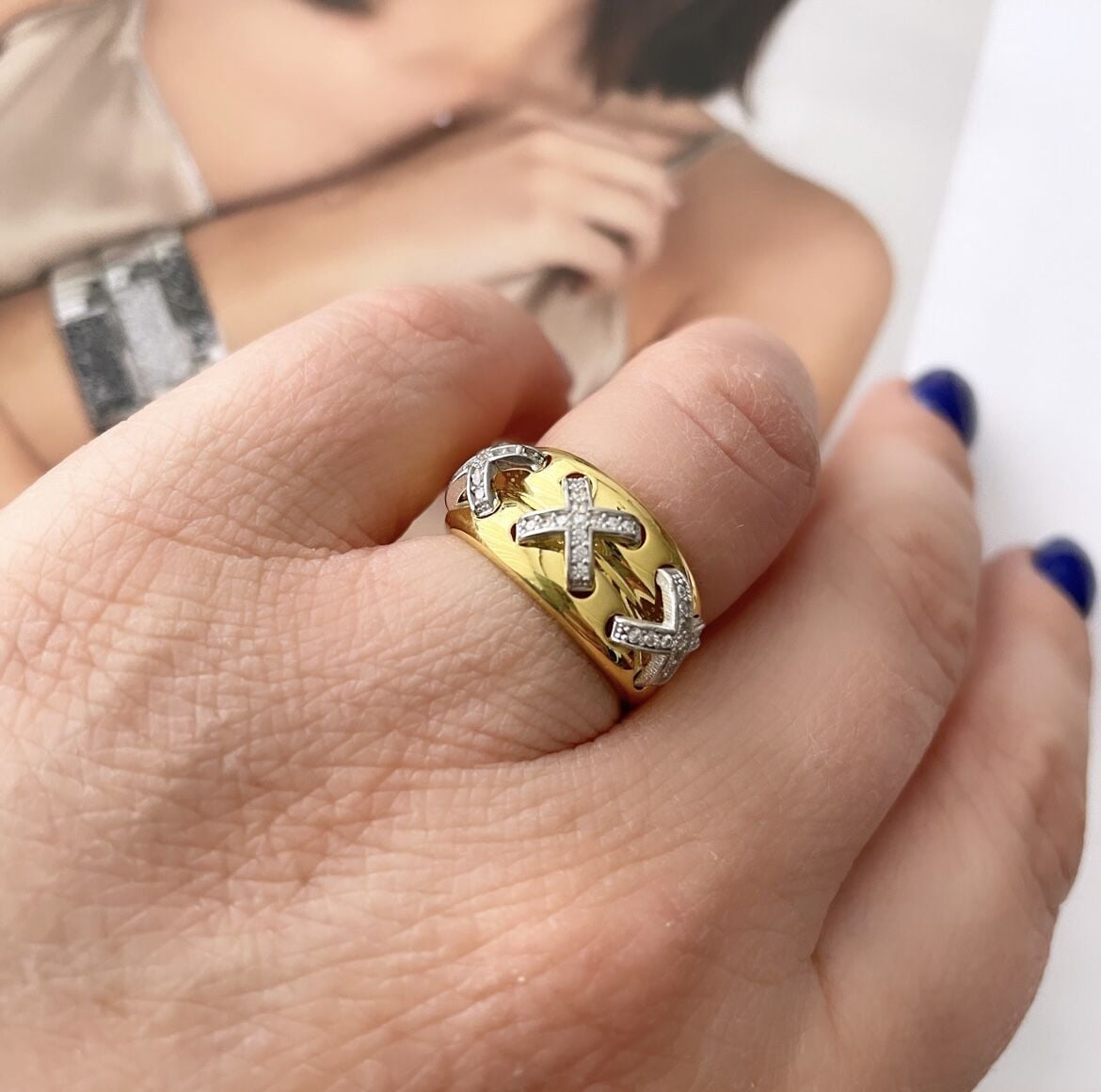 ÇAPRAZ BAGET YÜZÜK