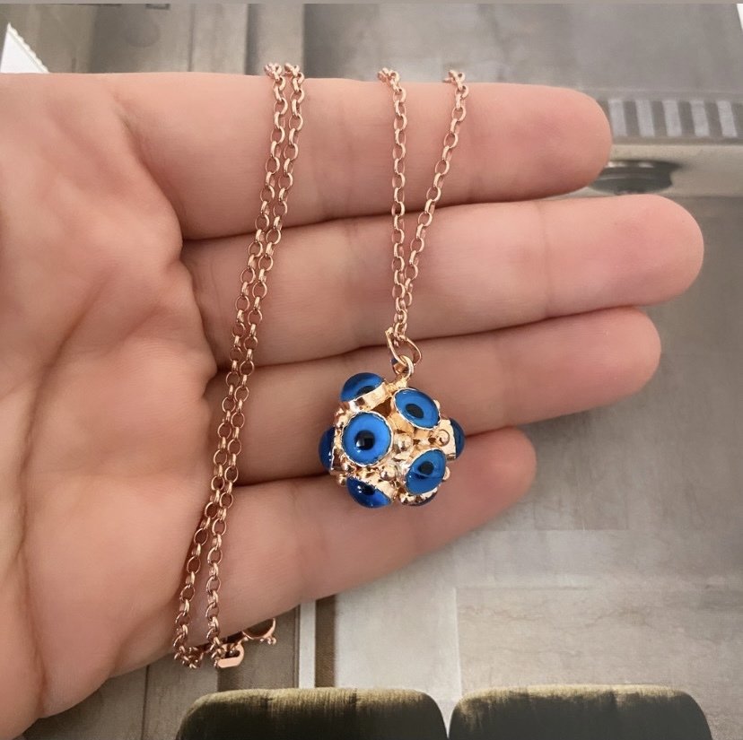 PATLAK NAZAR GÖZ KOLYE