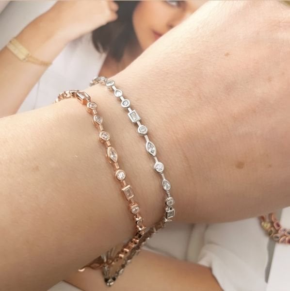 GEOMETRİK SUYOLU BİLEKLİK