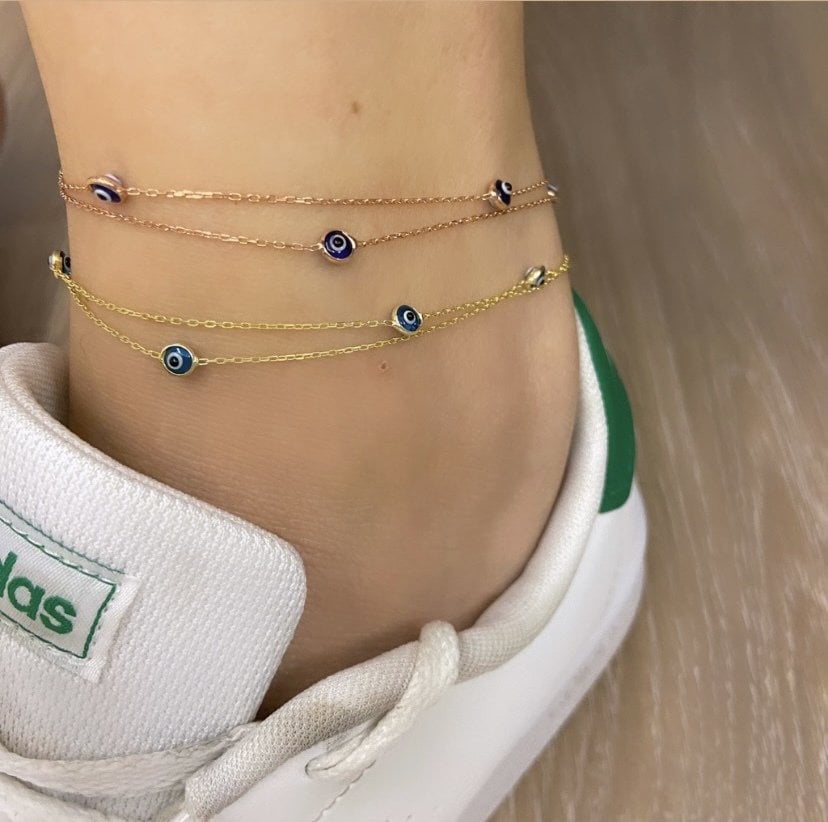 ÇİFT ZİNCİRLİ NAZAR HALHAL