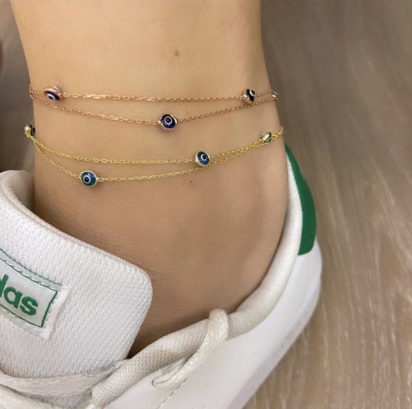 ÇİFT ZİNCİRLİ NAZAR HALHAL