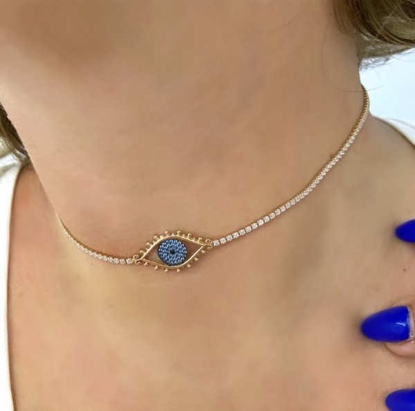 BAGET GÖZ CHOKER