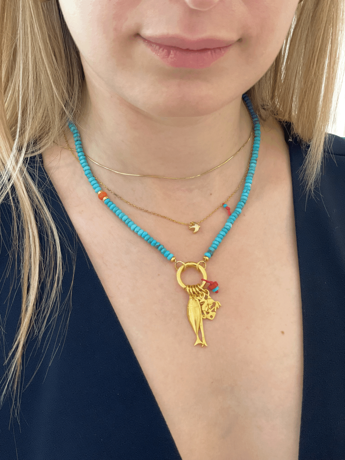 OKYANUS DOĞALTAŞ KOLYE