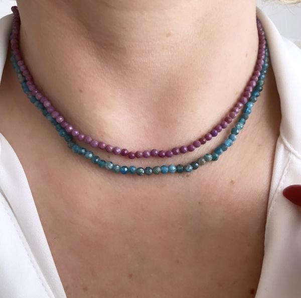 DOĞALTAŞ KIRMA KOLYE