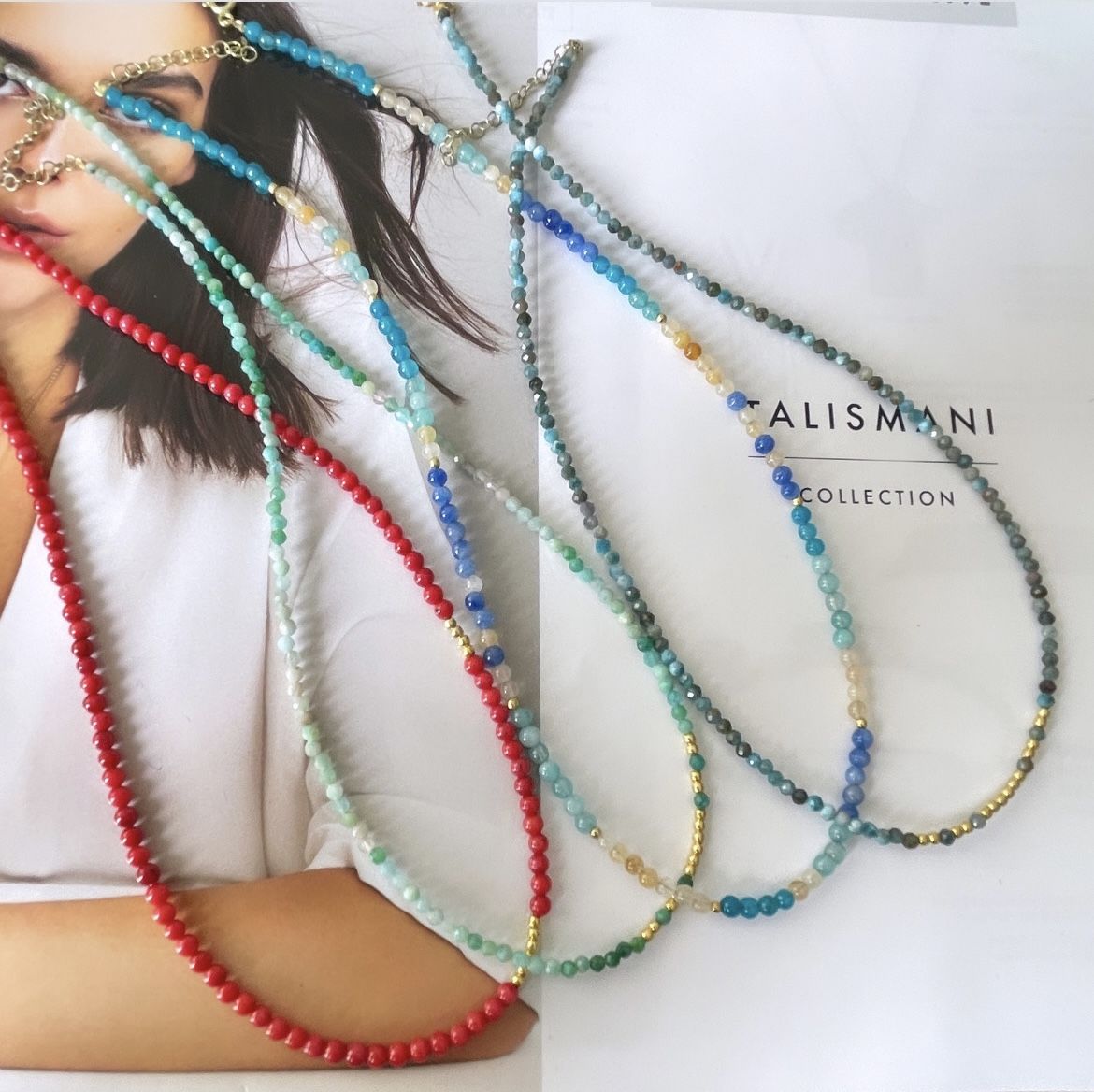 DOĞALTAŞ KIRMA KOLYE