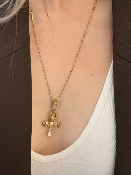 TILSIMLI YAŞAM ANAHTARI KOLYE