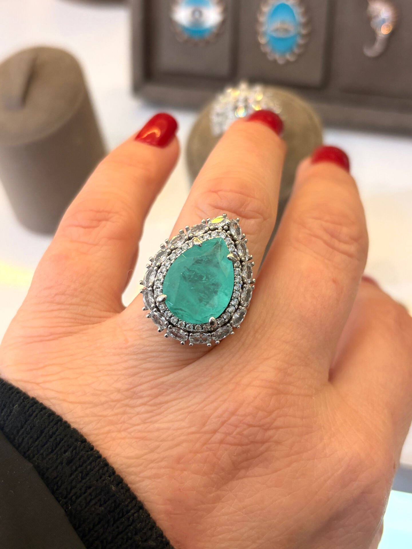 PAREBİA TAŞ TASARIM YÜZÜK