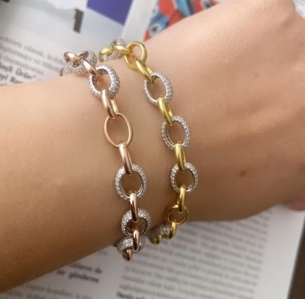 DOLGU ÇİFT RENK BİLEKLİK