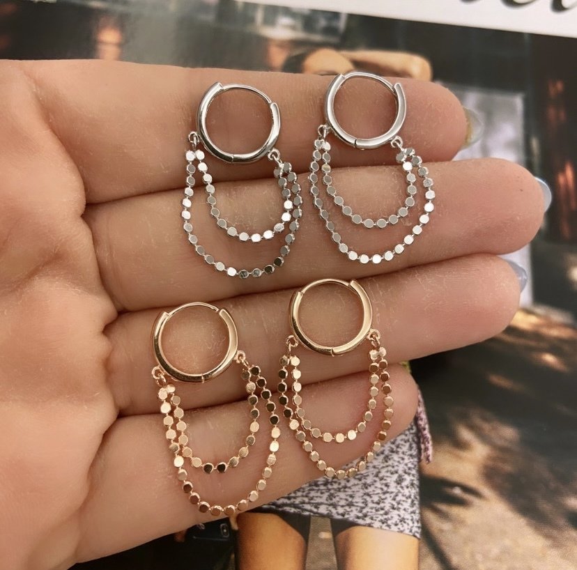PUL ZİNCİR KÜPE