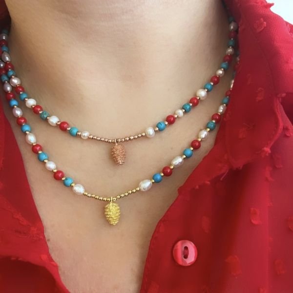 DOĞALTAŞ NOEL KOZALAK KOLYE