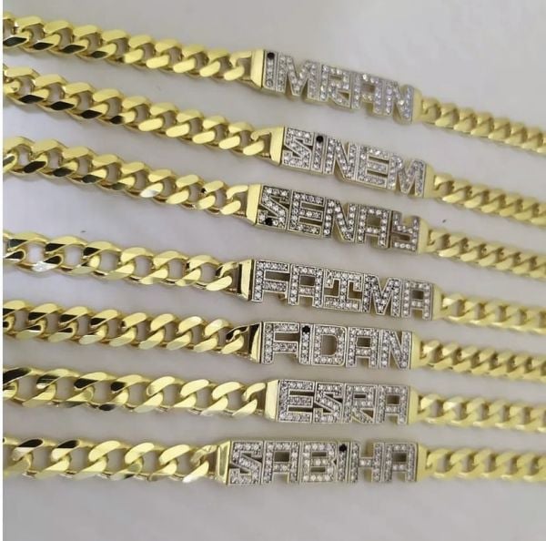 GOURMET TAŞLI İSİM BİLEKLİK