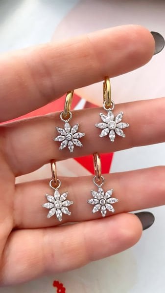 ÇİÇEĞİM HALKA KÜPE