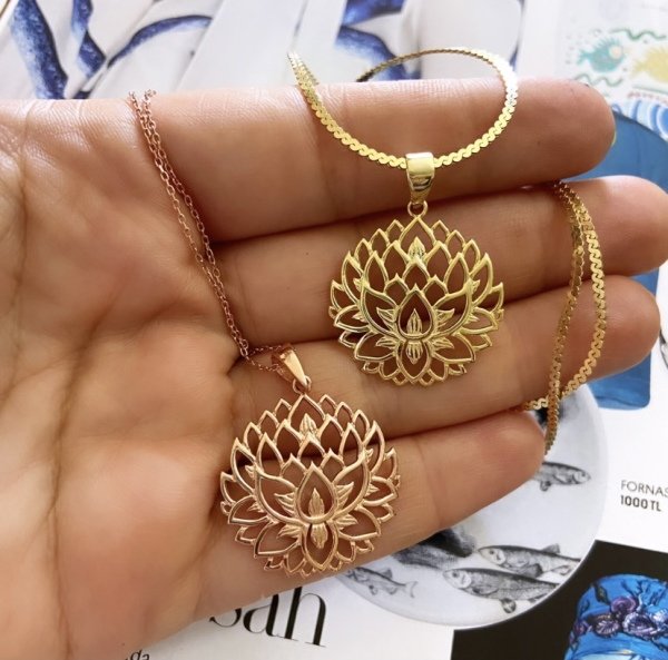 LOTUS TASARIM KOLYE