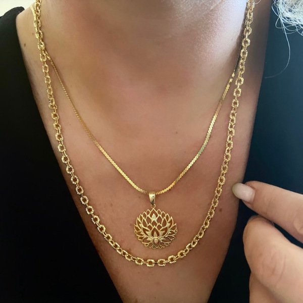LOTUS TASARIM KOLYE