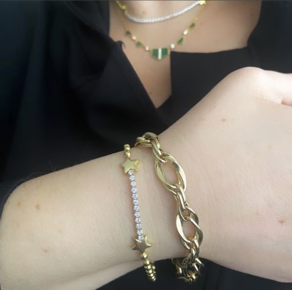 TOP ZİNCİRLİ YILDIZIM BİLEKLİK