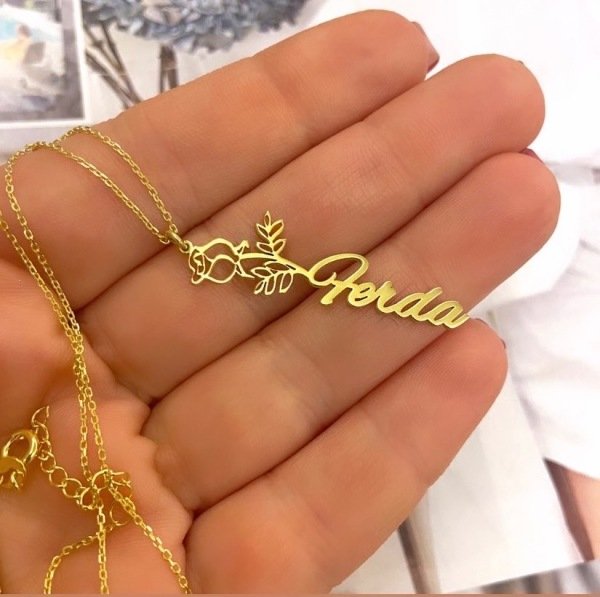 ÇİÇEKLİ İMZA MODEL