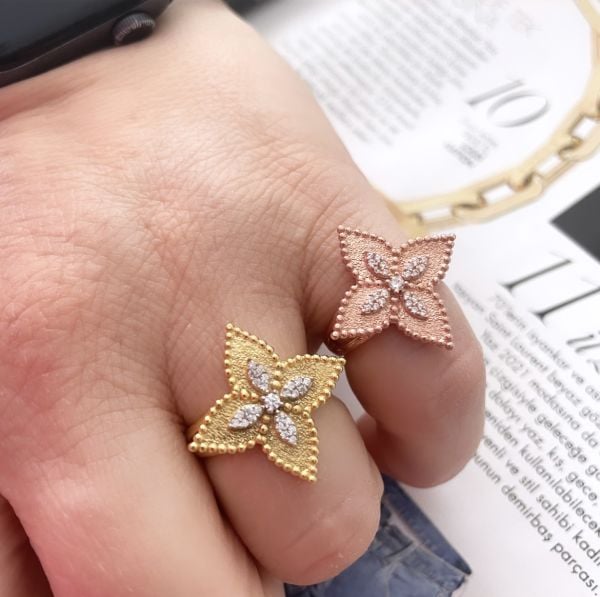 İTHAL ÇİÇEK YÜZÜK