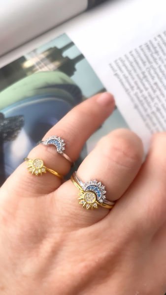 AY GÜNEŞ KOMBİN YÜZÜK