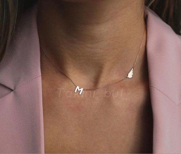 MELEK KANADI HARF KOLYE