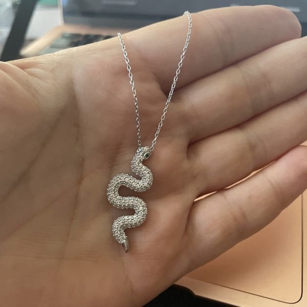 GÜZEL YILAN KOLYE