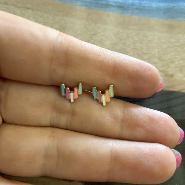 MİNELİ ZİGZAG KALP TRAGUS