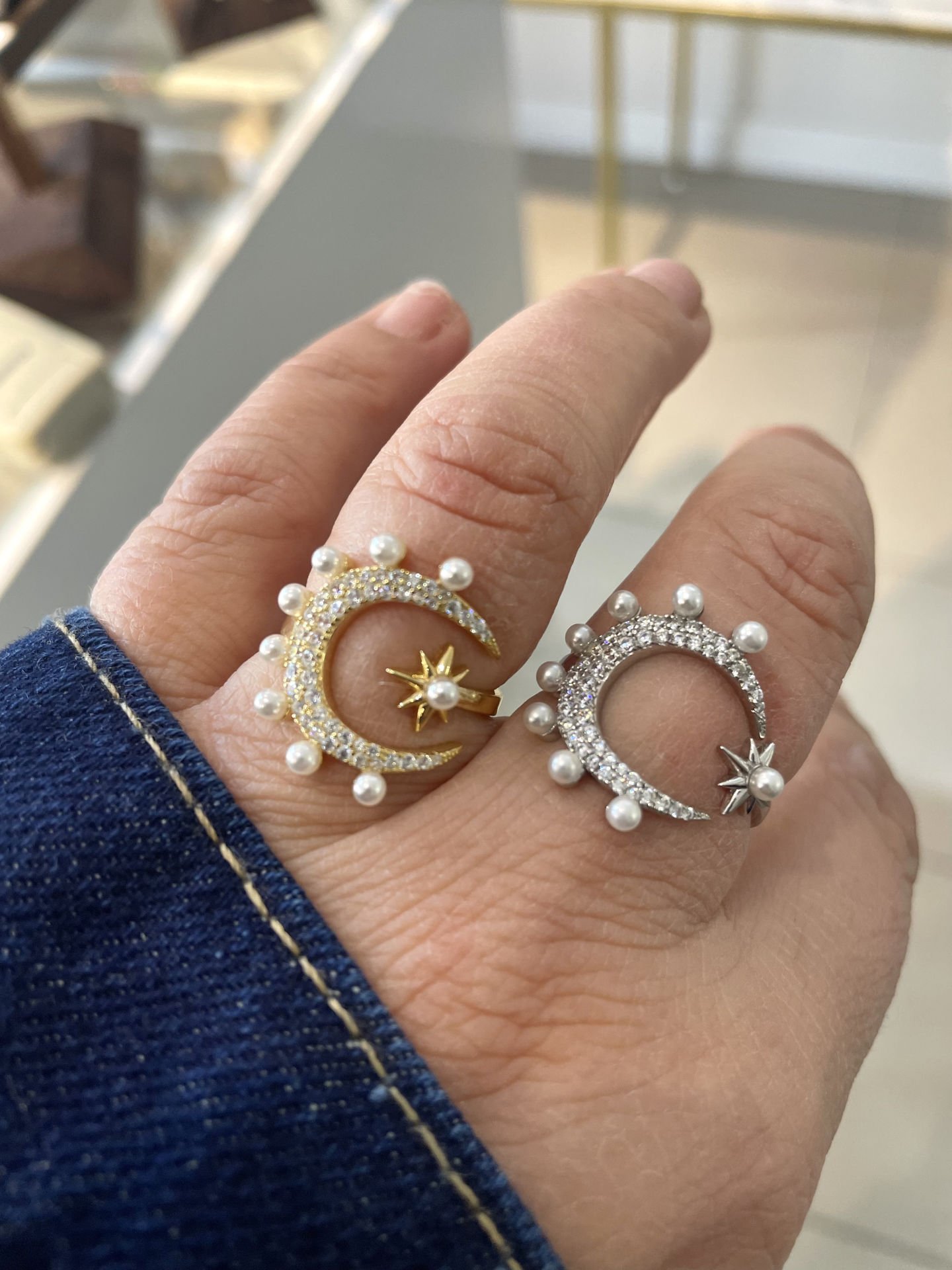 AYYILDIZIM İNCİ YÜZÜK