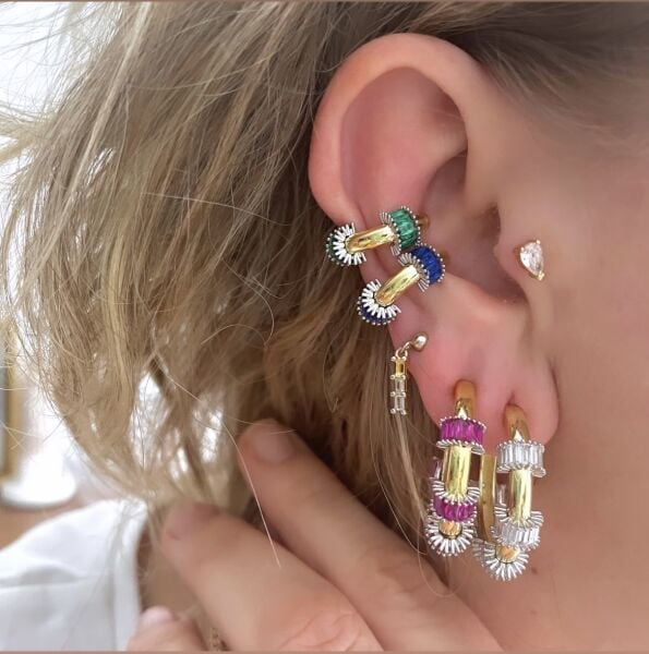 BAGET TAŞLI EARCUFF